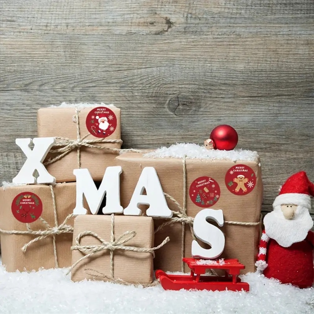 500ct Christmas Stickers - Picture 2 of 4